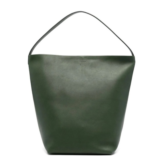 The Row Large North South Park Tote Bag Moss Green - Picture 1 of 12
